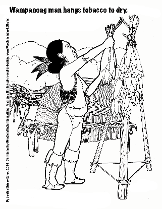 free download native american indian coloring page children
